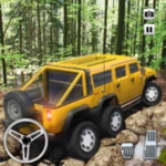 extreme offroad mud truck simulator 6x6 spin tyres android application logo